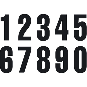 KTM OEM NUMBER 8  3Pieces Black 5'' (322208)