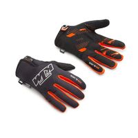 KTM Racetech WP Gloves - Black/Orange