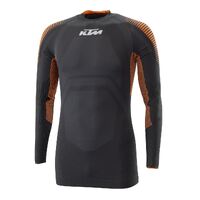 KTM Undershirt Long Performance - Black/Orange