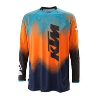 KTM Gravity-Fx Shirt - Navy/Orange/Aqua