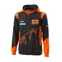 KTM Team Zip Hoodie - Black/Orange