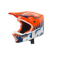 KTM Kids Status Helmet - Orange/White/Blue