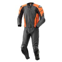KTM Radius 2 Piece Leather Suit - Black/Orange