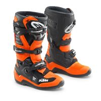KTM Kids Tech 7S Mx Boots - Black/Orange