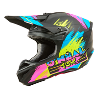 Oneal 2026 5SRS Reseda V.26 MX Helmet - Black/Neon Yellow