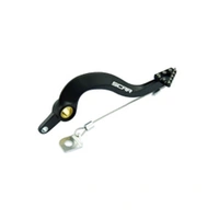 Scar Rear Brake Pedal - Yamaha YZ450F/YZ450FX/WR450F - Black