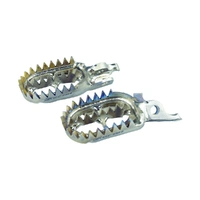 Scar Gripper Footpegs - Kawasaki KX250F-450F 07-22 - Titanium