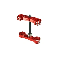 Scar Triple Clamps - Gas Gas MC85 21-22/85SX/TC85 - Red - Standard Offset