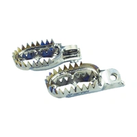 Scar Gripper Footpegs - KTM SX-SXF-EXC 98-15/Husqvarna/Beta/Sherco  - Titanium
