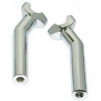 Zodiac Custom Pullback Risers 6.5inch - Chrome