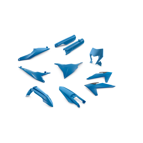 KTM  250/350/450/500 EXC-F 2024-250 OEM BLUE Plastic kit (00010000389K) - SKU:00010000389K
