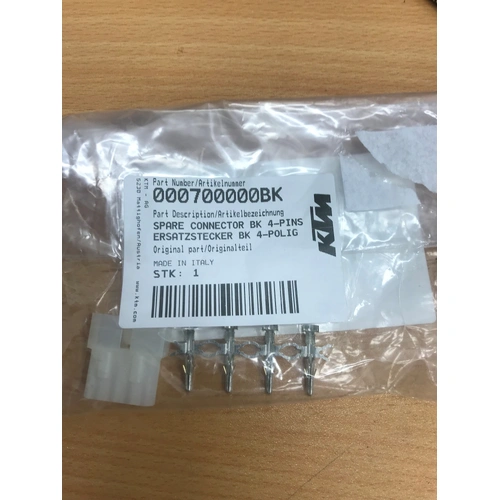 OEM SPARE CONNECTOR BK 4-PINS (000700000BK)