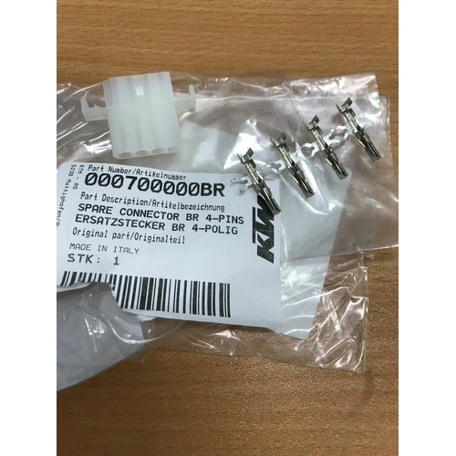  OEM SPARE CONNECTOR BR 4-PINS (000700000BR) - SKU:000700000BR