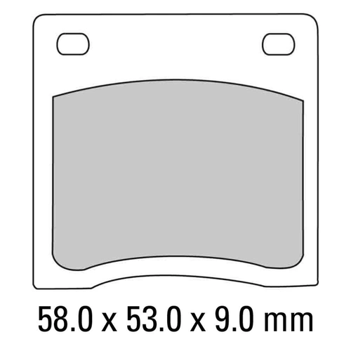Ferodo Disc Pad Set - FDB151 P Platinum Non Sintered Compound