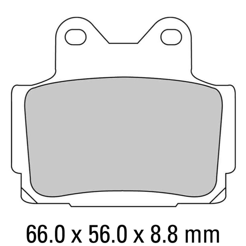 Ferodo Disc Pad Set - FDB386 P Platinum Non Sintered Compound