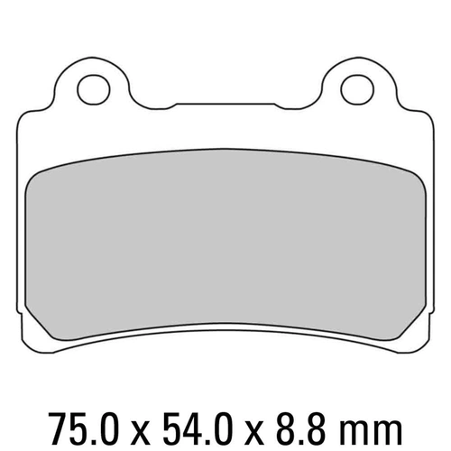 Ferodo Disc Pad Set - FDB662 P Platinum Non Sintered Compound