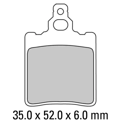 Ferodo Disc Pad Set - FDB694 S Scooter Compound - Non Sintered