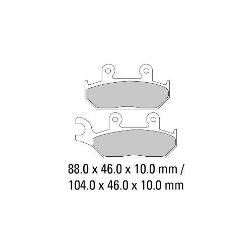 Ferodo Brake Pads - FDB737P - BQ25
