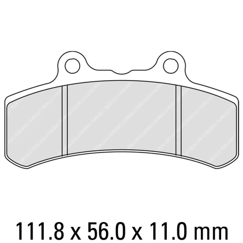 Ferodo Disc Pad Set - FDB847 ST Sinter Grip Sintered Compound - Road
