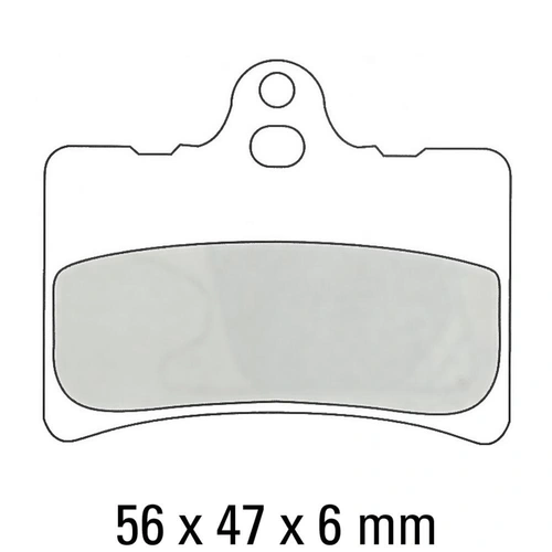 Ferodo Disc Pad Set - FDB866 P Platinum Non Sintered Compound