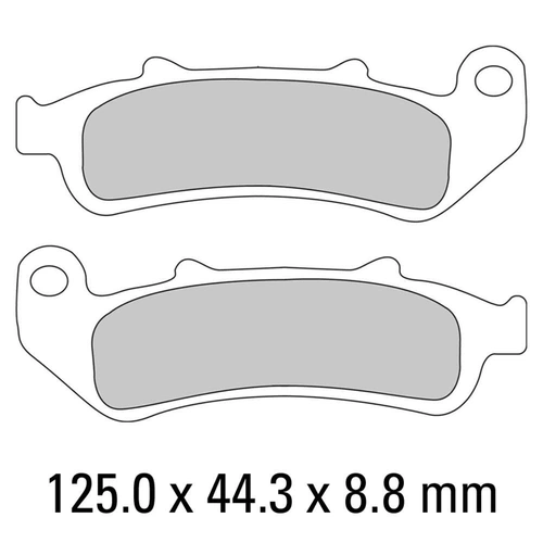 Ferodo Disc Pad Set - FDB2002 ST Sinter Grip Sintered Compound - Road