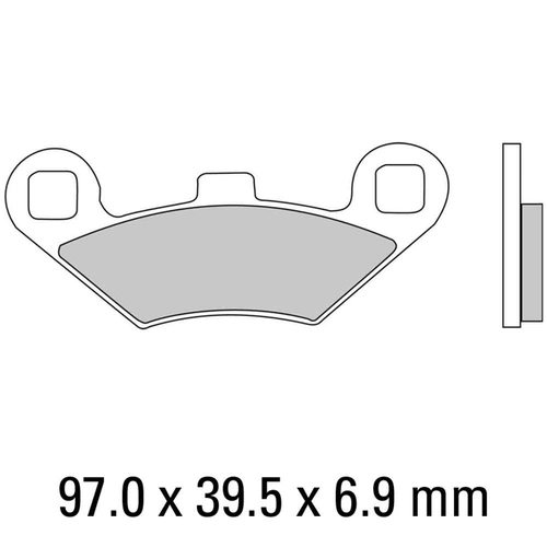Ferodo Disc Pad Set - FDB2055 SG Sinter Grip Sintered Compound - Off-Road