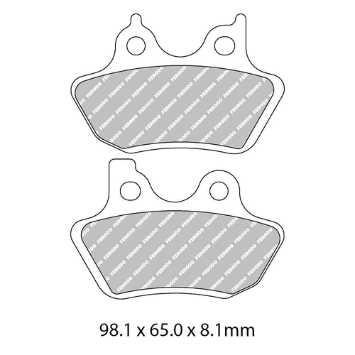 Ferodo Disc Pad Set - FDB2097 ST Sinter Grip Sintered Compound - Road