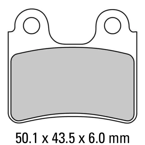 Ferodo Disc Pad Set - FDB2109 P Platinum Non Sintered Compound