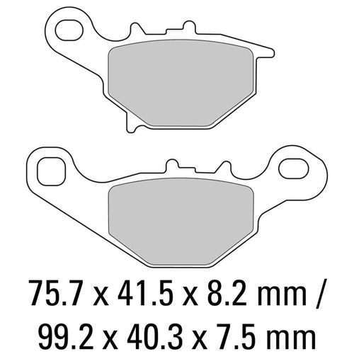 Ferodo Disc Pad Set - FDB2133 SG Sinter Grip Sintered Compound - Off-Road