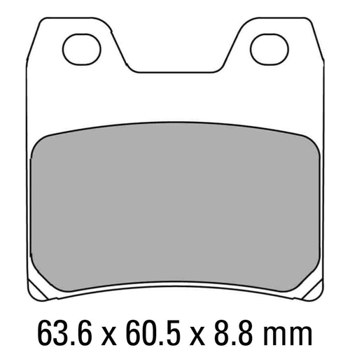 Ferodo Disc Pad Set - FDB2150 ST Sinter Grip Sintered Compound - Road
