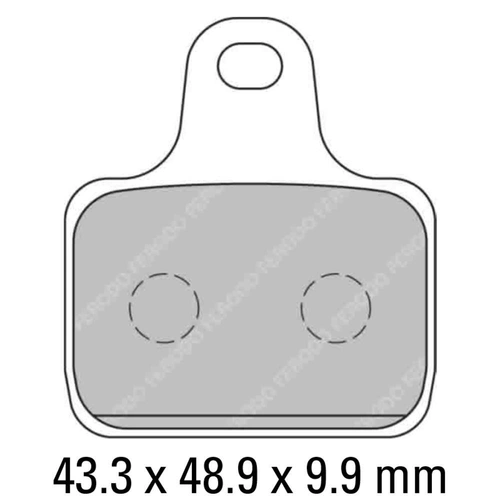 Ferodo Race Brake Disc Pad Set - FDB2166 XR (Set Of 4 Pads)