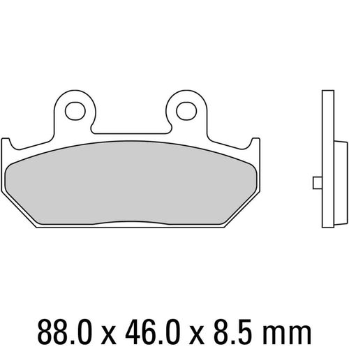 Ferodo Disc Pad Set - FDB2173 ST Sinter Grip Sintered Compound - Road
