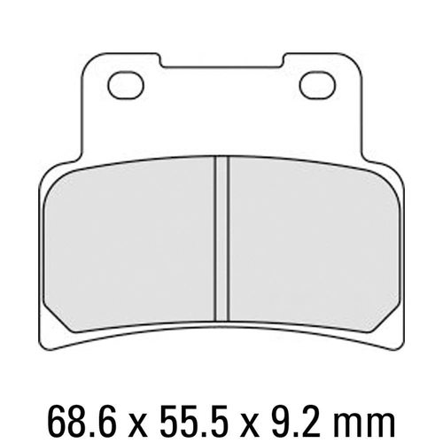 Ferodo Disc Pad Set - FDB2216 P Platinum Non Sintered Compound
