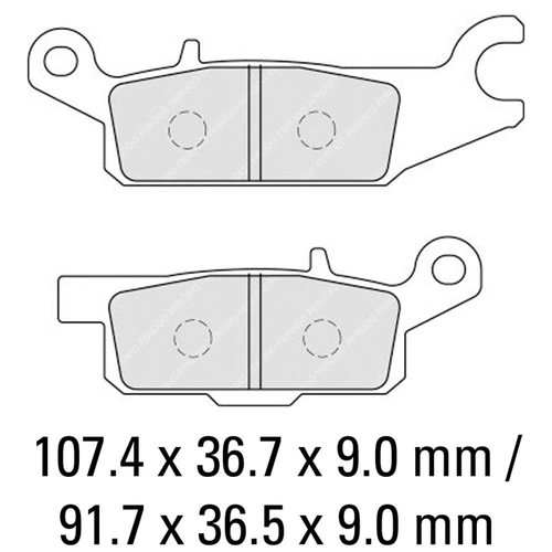 Ferodo Disc Pad Set - FDB2233 SG Sinter Grip Sintered Compound - Off-Road