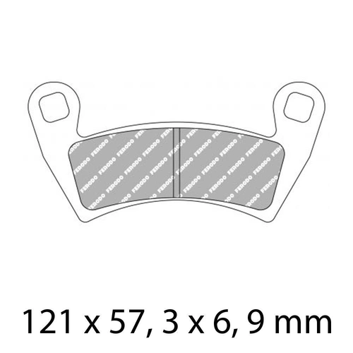 Ferodo Disc Pad Set - FDB2263 SG Sinter Grip Sintered Compound - Off-Road