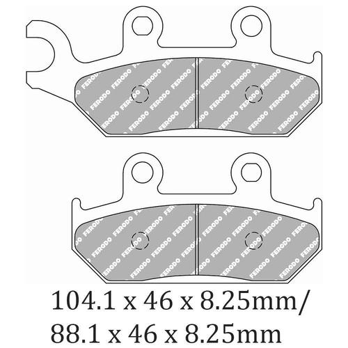Ferodo Disc Pad Set - FDB2302 SG Sinter Grip Sintered Compound - Off-Road
