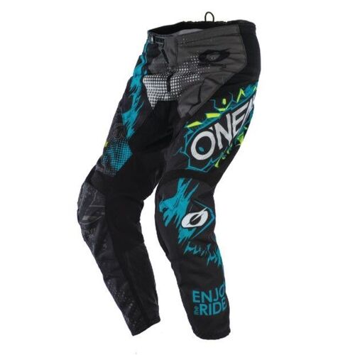 Oneal 2023 Element Villain Grey Pants - Unisex - 34 - Adult - Grey - SKU:010E964