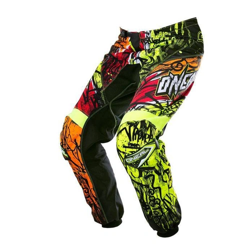 Oneal Vandal Element Pant - Black/Neon - 32 - SKU:0128662