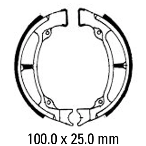 Ferodo Brake Shoe Set - FSB720