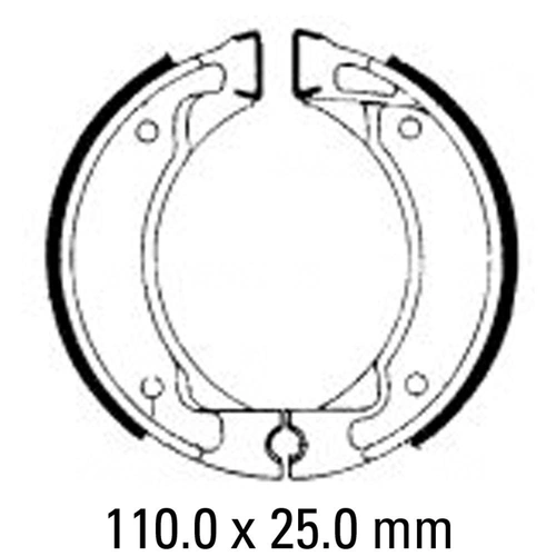 Ferodo Eco Brake Shoe Set - FSB738 EF