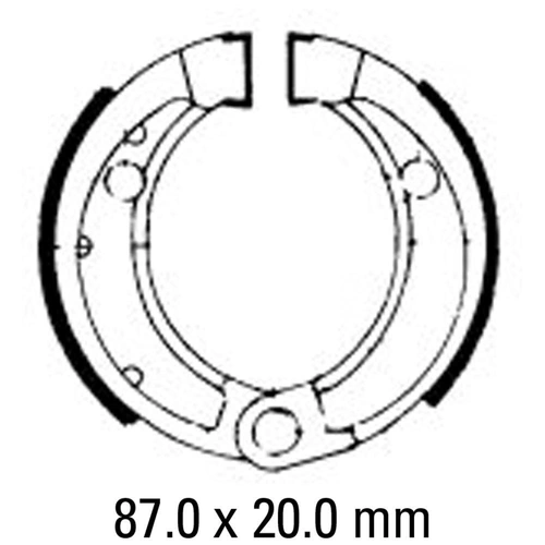 Ferodo Brake Shoe Set - FSB753