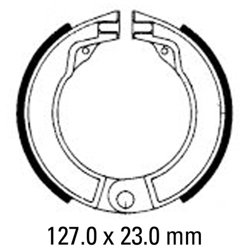 Ferodo Brake Shoe Set - FSB875