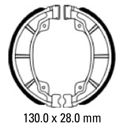 Ferodo Brake Shoe Set - FSB964