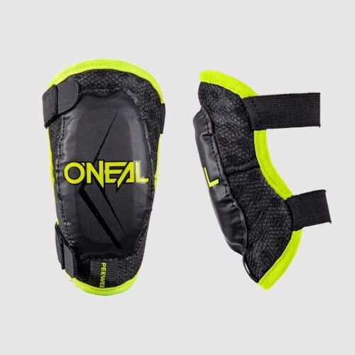 Oneal 2022 Youth PeeWee Black Hi-Viz Elbow Guard - Medium/Large  - SKU:0251313