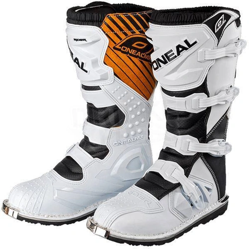 Oneal Rider Boots - White - 12 - SKU:0324212