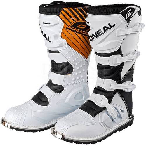 Oneal Rider White Boots - SKU:0324214