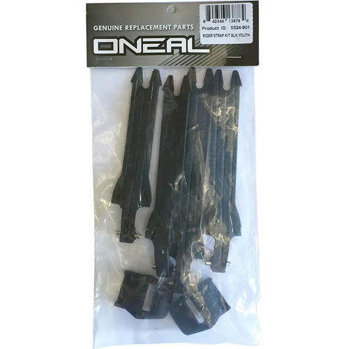 ONEAL Youth 15 Rider Boot Strap Kit - Black - SKU:0324901