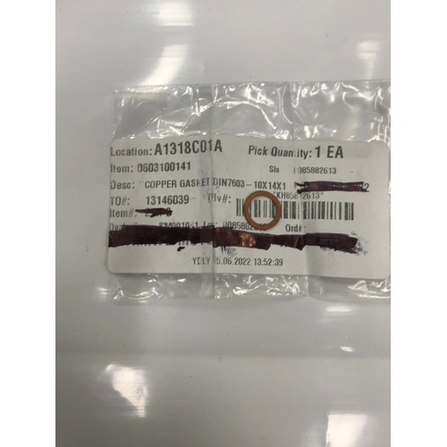 OEM COPPER BANJO BOLT WASHER  10x14x1  0603100141 - SKU:0603100141