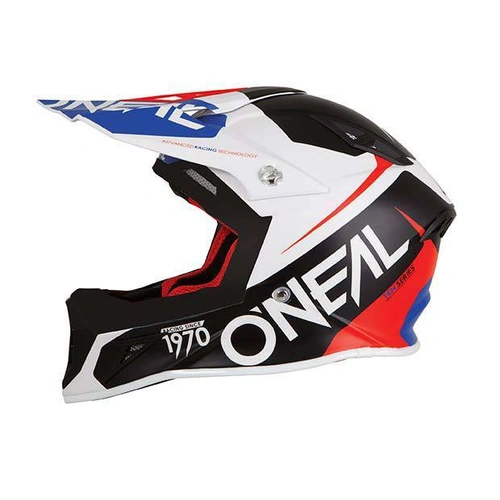 Oneal 10 Series Flow Blue Red MIPS Helmet - SKU:0624F302MIPS