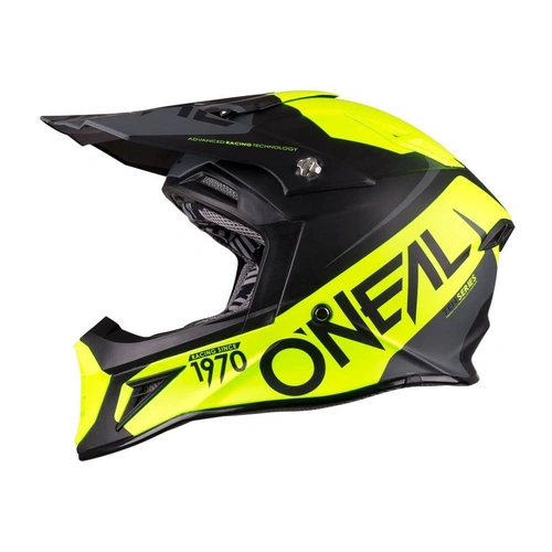 Oneal 10 Series Flow Black Yellow MIPS Helmet - SKU:0624F312MIPS